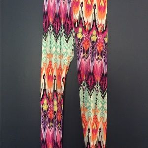 Buttery soft colorful leggings
